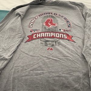 Majestic Red Sox long sleeve tee shirt